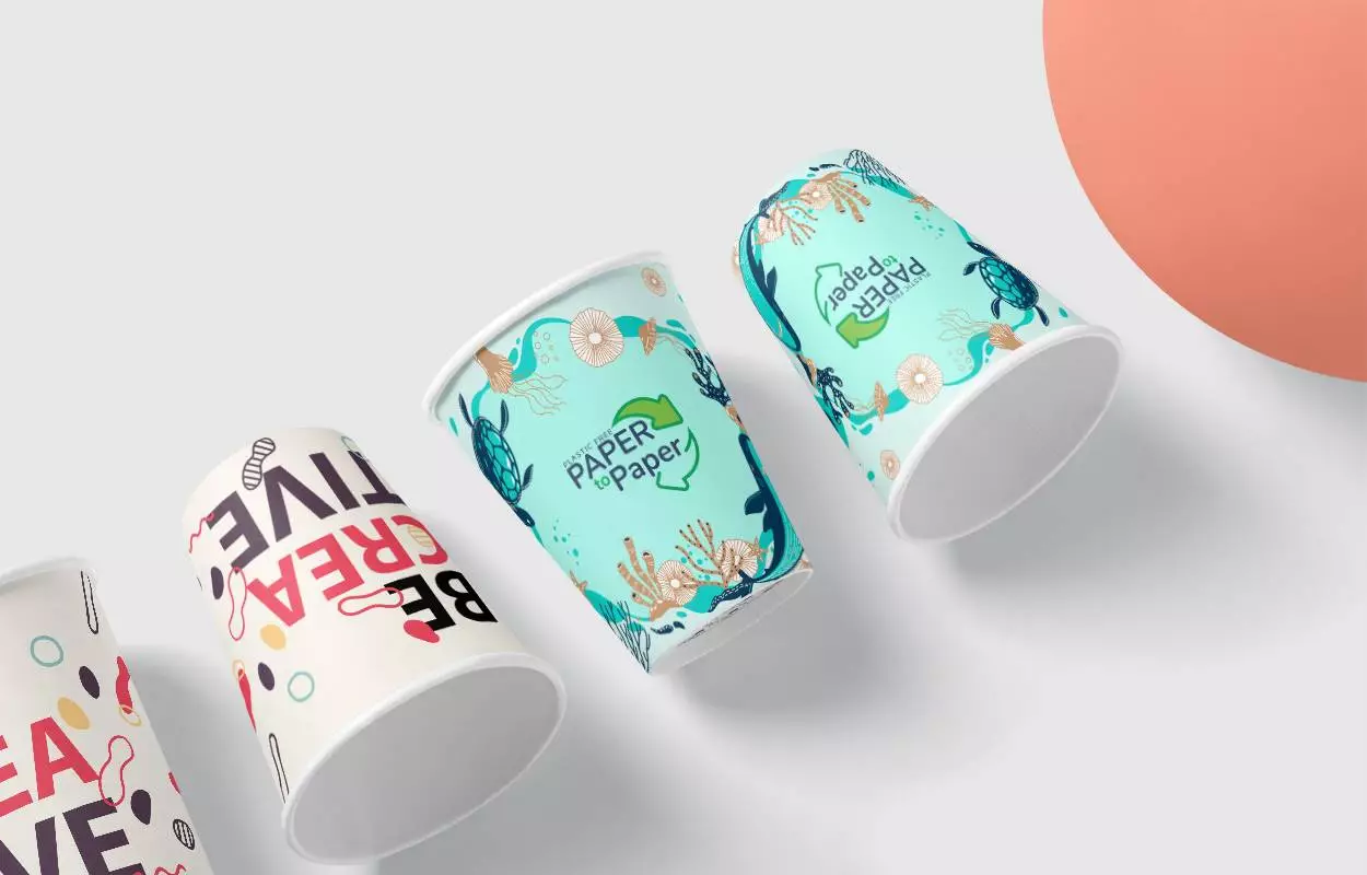 Kartonnen koffiebekers bedrukken
