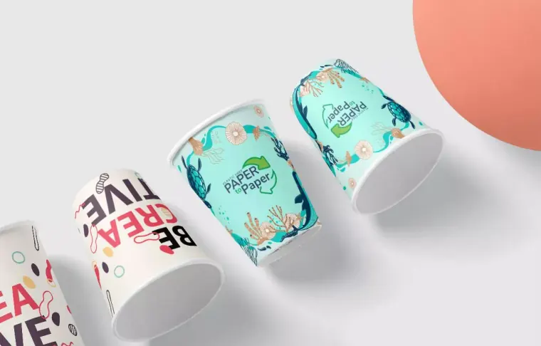 Kartonnen koffiebekers bedrukken
