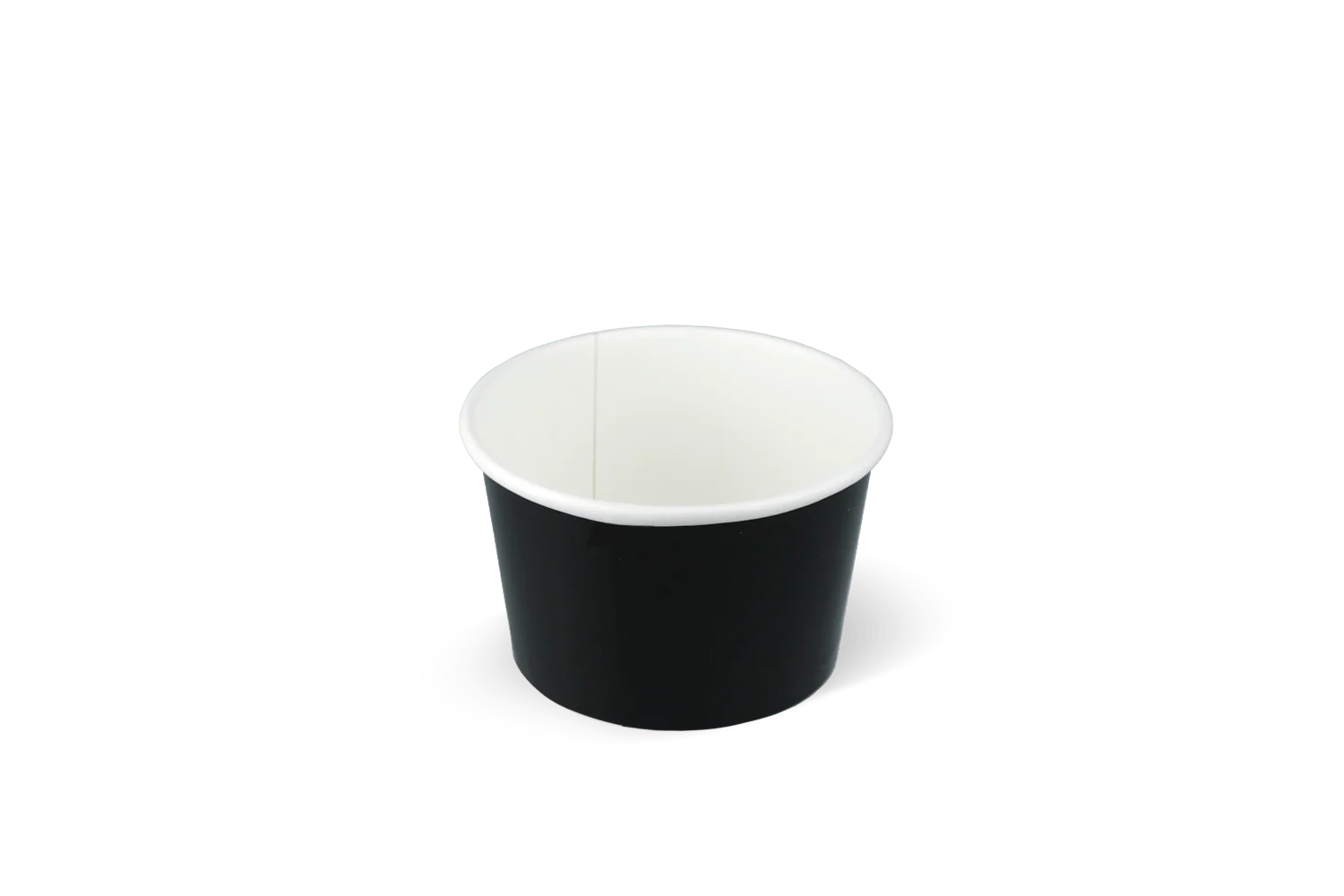 IJsbeker 240ml Ø92mm 8oz karton zwart afbeelding 1