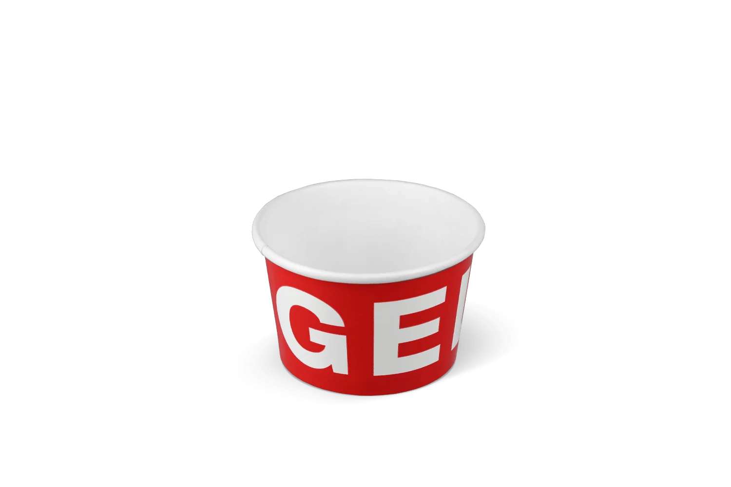 IJsbeker 120ml Ø78mm 4oz karton GELATO afbeelding 1