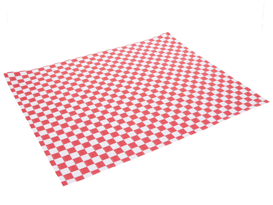 Vetvrij papier 31x38cm hamburgervellen boerenbont geruit BIO