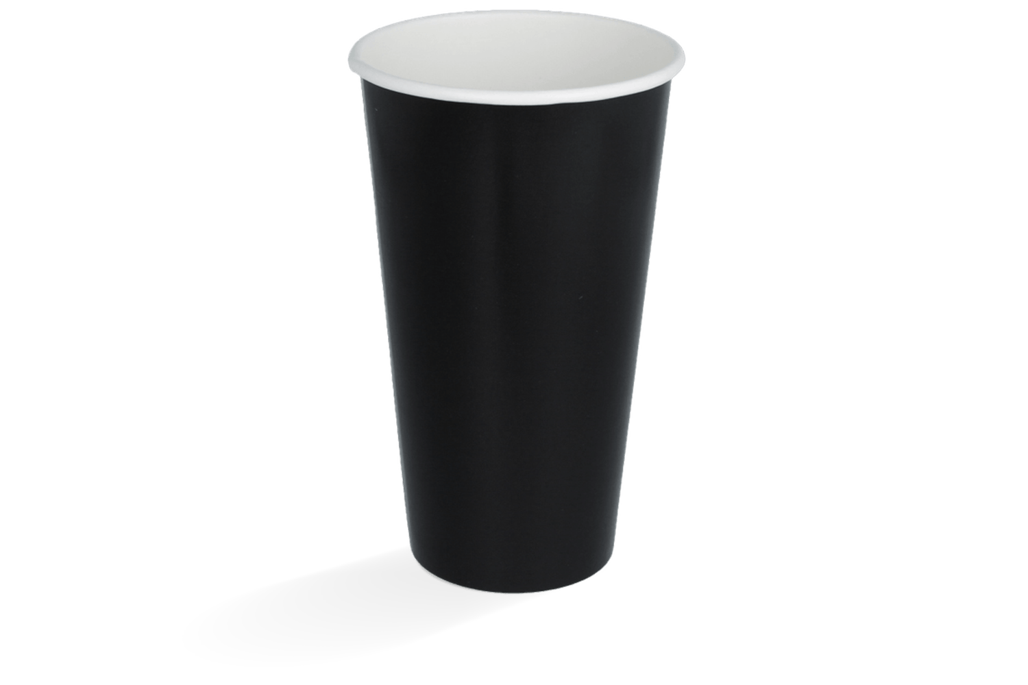 Milkshakebeker groot 560ml 20oz zwart karton