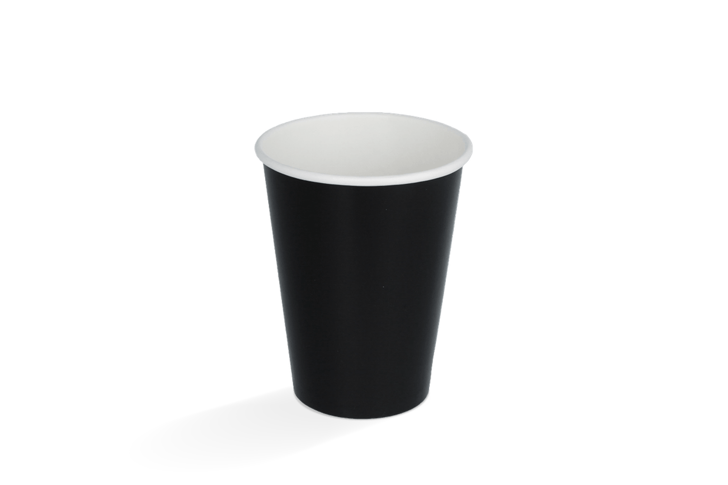 Milkshakebeker klein 360ml 12oz zwart karton