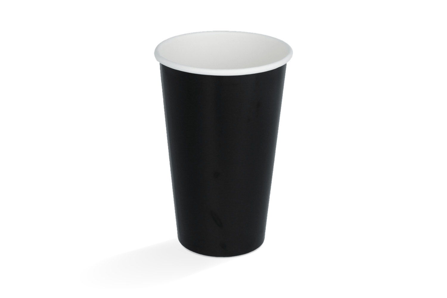 Milkshakebeker middel 450ml 16oz zwart karton