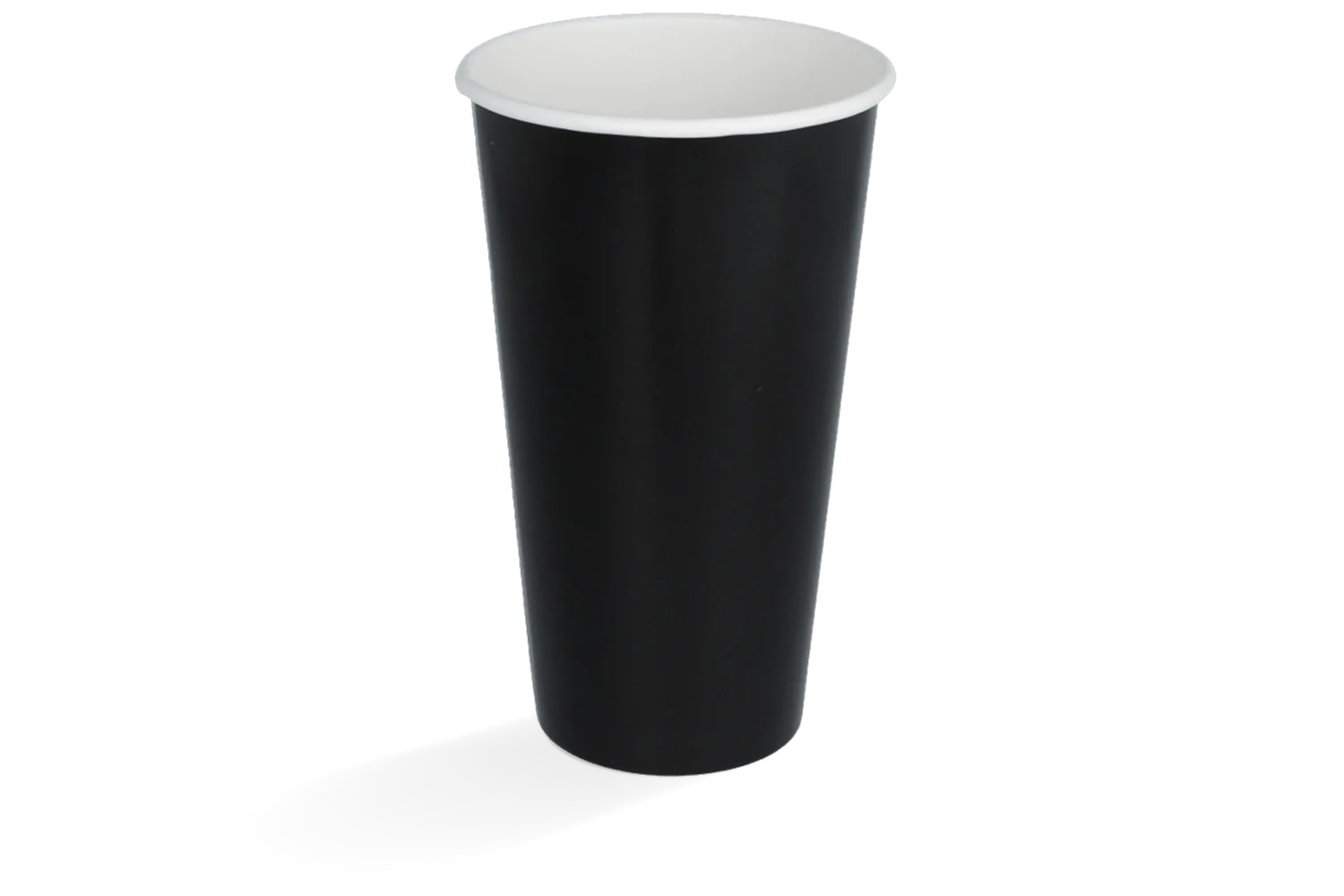 Milkshakebeker groot 560ml 20oz zwart karton afbeelding 1