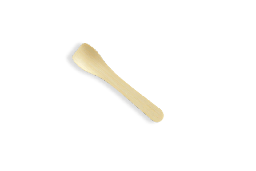 Bamboe ijslepel schepje 95mm afbeelding 1