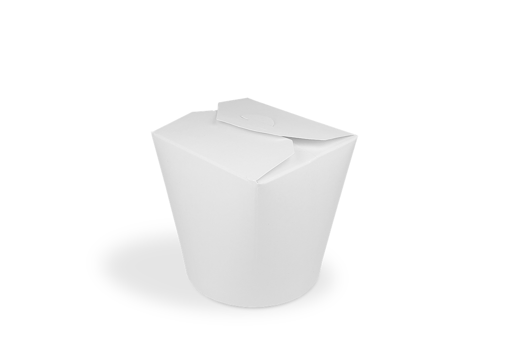 Wok to Go beker 750ml 26oz karton wit
