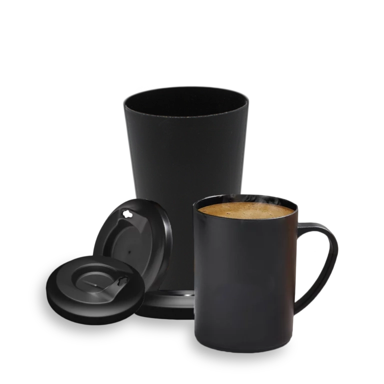 Onbedrukte herbruikbare koffiebekers