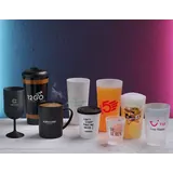 Herbruikbare plastic beker