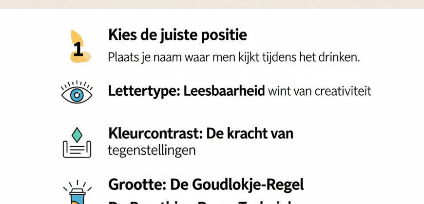 Design Secrets: Verschillende manieren om je bedrijfsnaam onvergetelijk te maken op bekers
